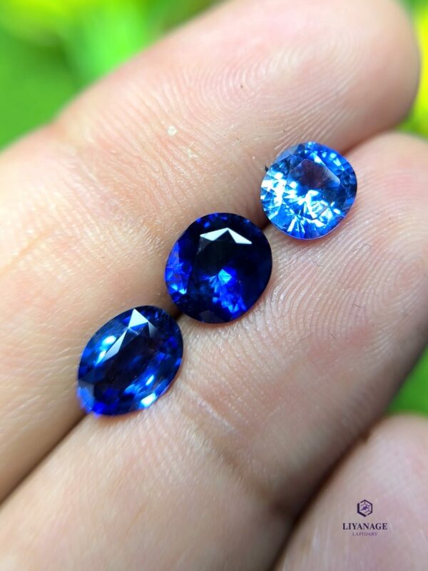 Ceylon blue sapphires