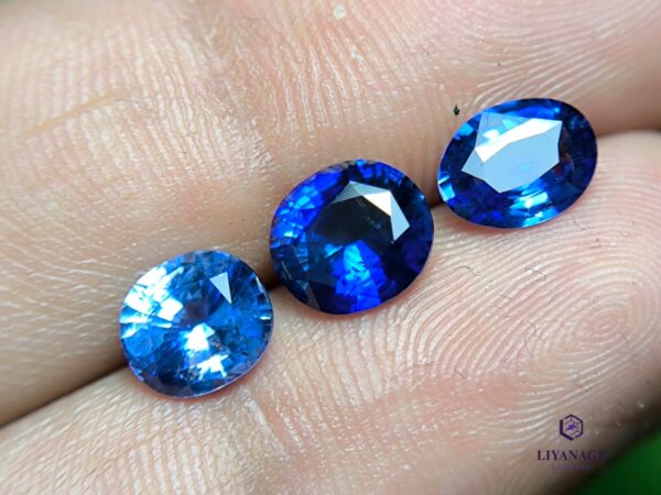Ceylon blue sapphires