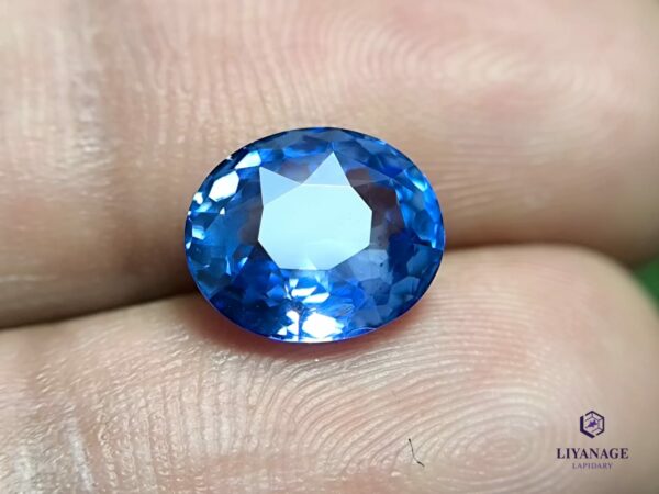 natural Ceylon blue sapphire