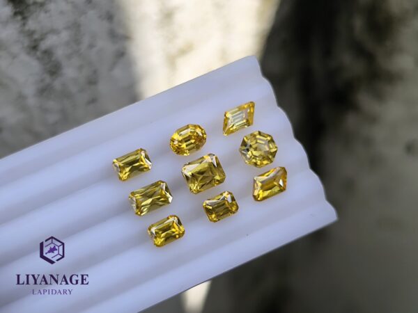 natural orange zircon collection