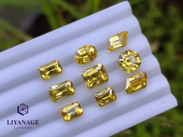 natural orange zircon collection