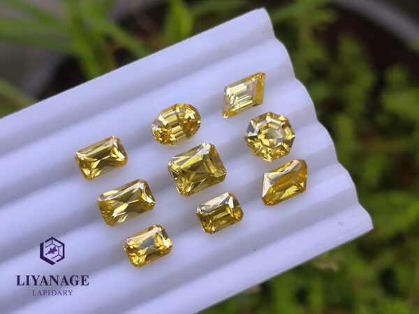 natural orange zircon collection