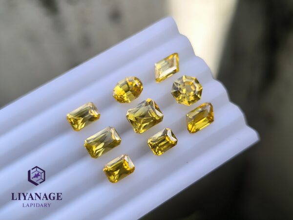 natural orange zircon collection