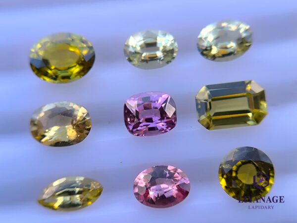 Ceylon Natural Faceted Chrysoberyl & Spinel Collection – Unheated - Image 3