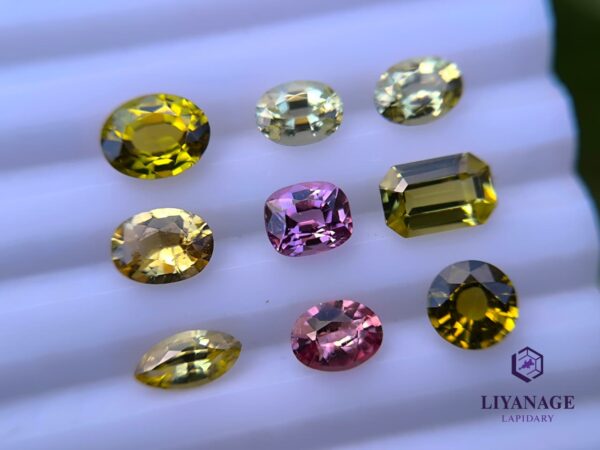 Ceylon Natural Faceted Chrysoberyl & Spinel Collection – Unheated - Image 5