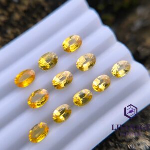 natural orange zircon