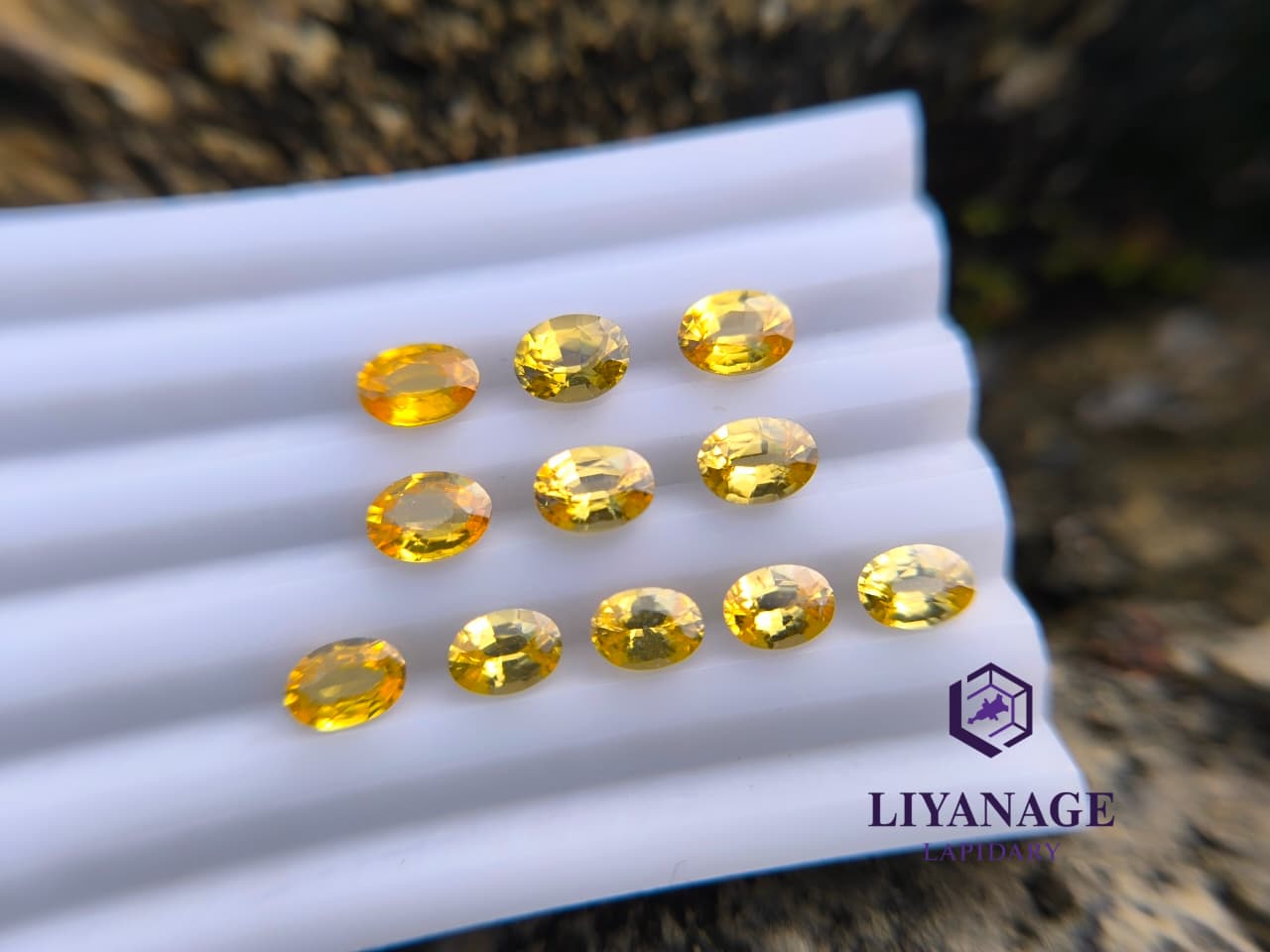 natural orange zircon