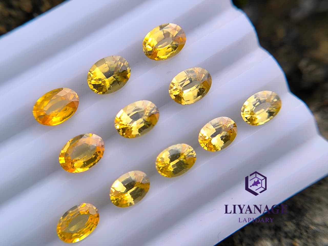 natural orange zircon