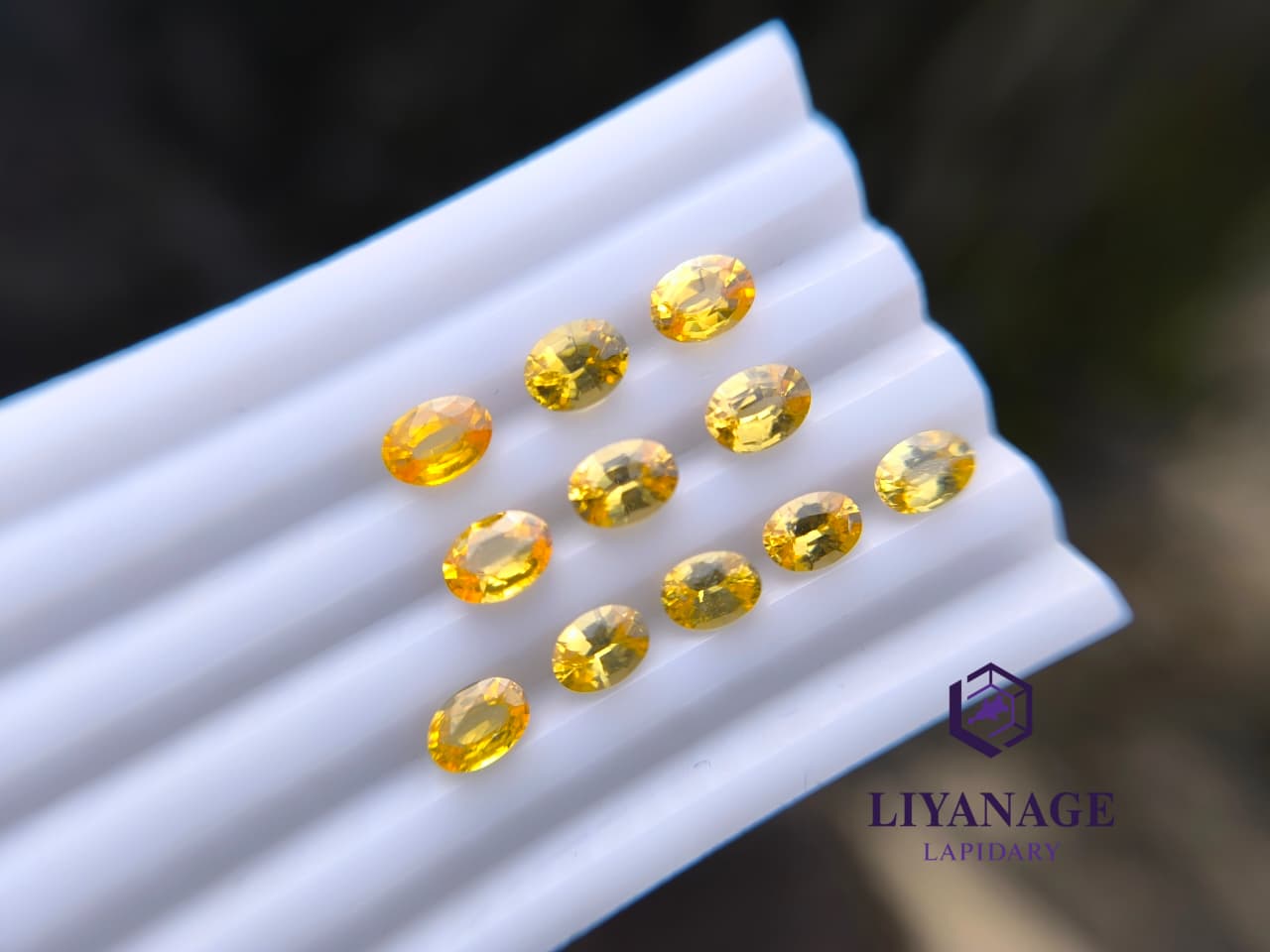 natural orange zircon