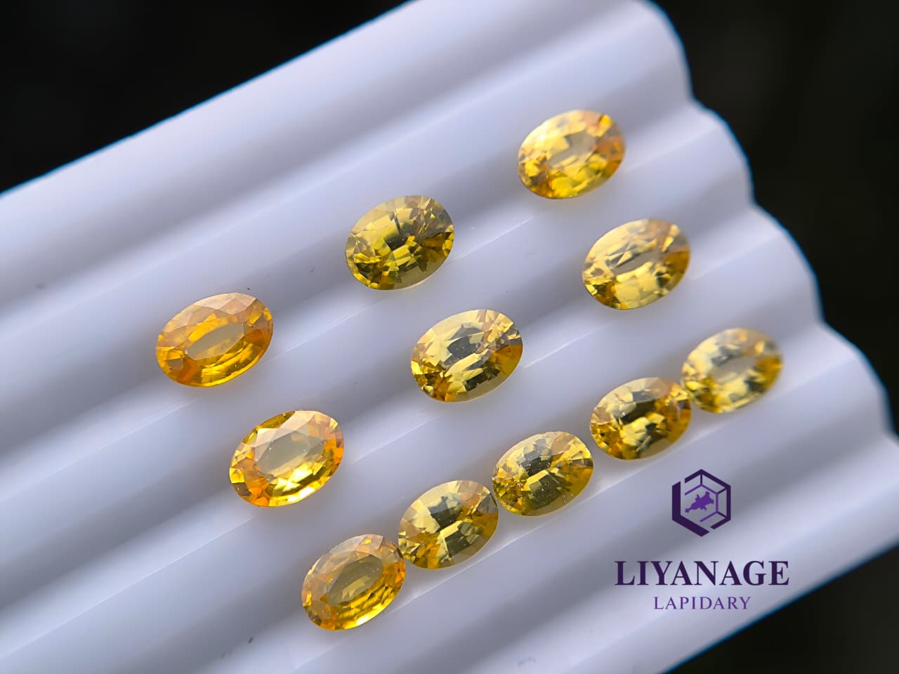 natural orange zircon