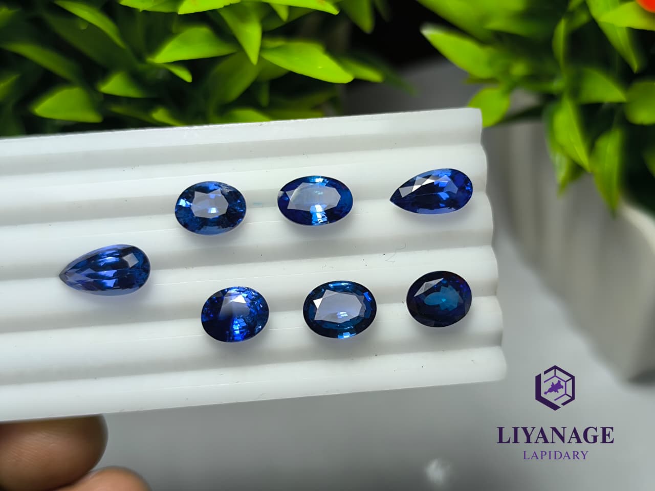 natural Ceylon Blue Sapphires