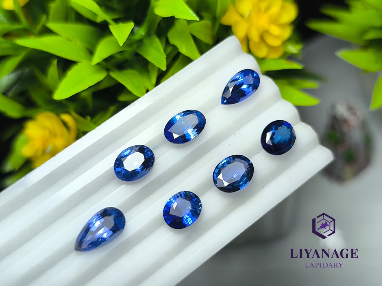 natural Ceylon Blue Sapphires