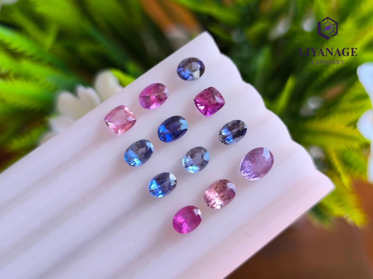 natural unheated Ceylon sapphires