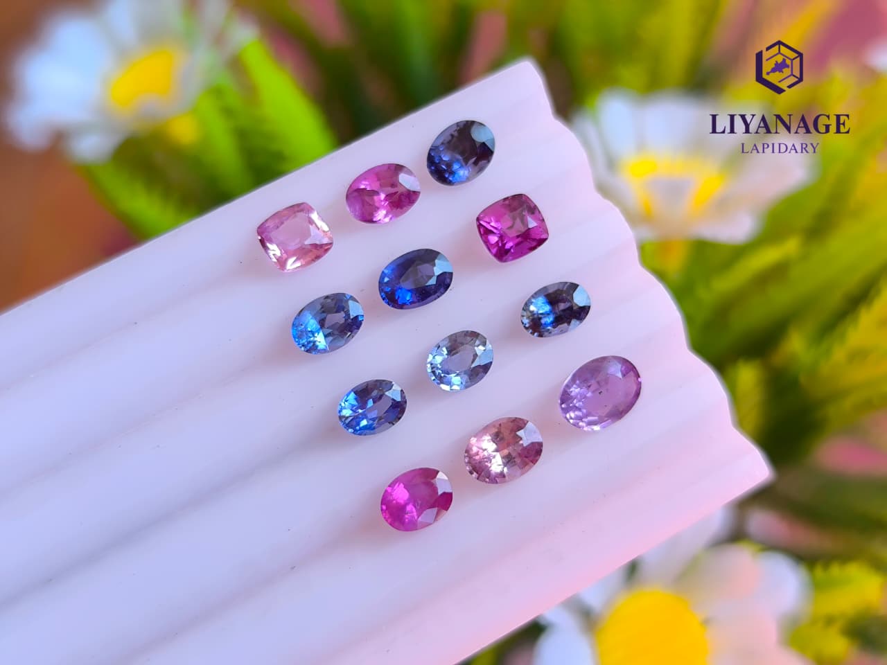 natural unheated Ceylon sapphires