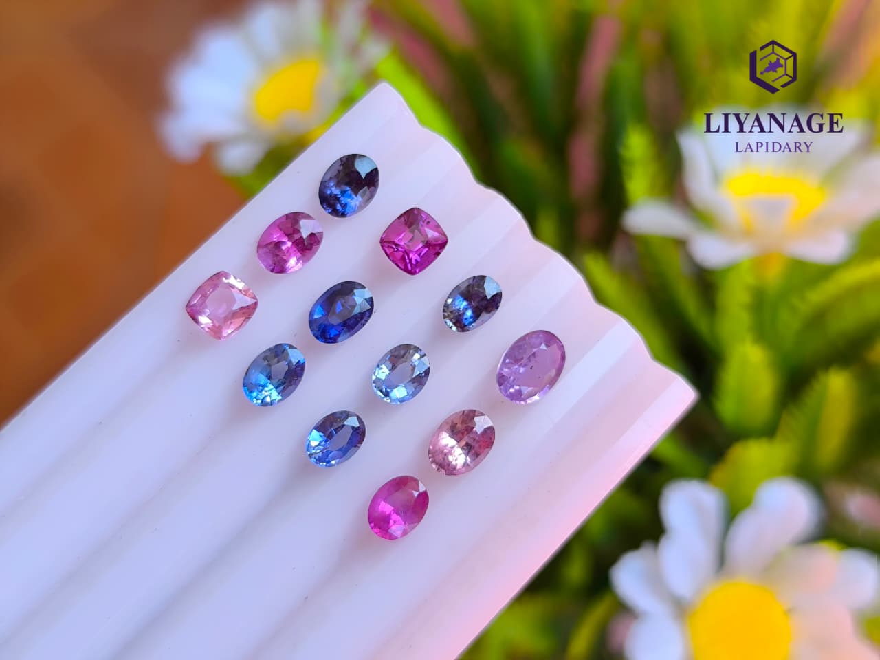 natural unheated Ceylon sapphires