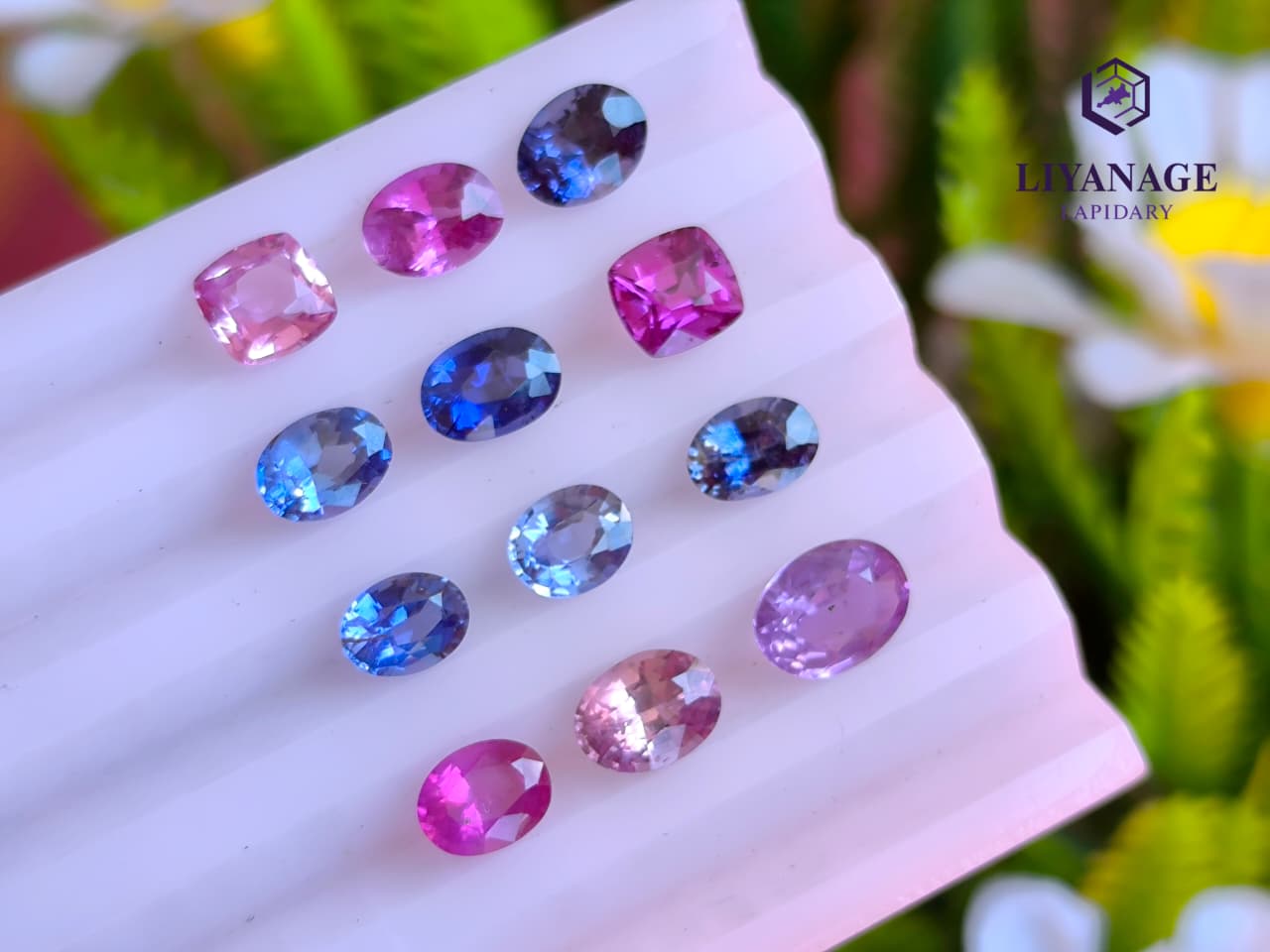 natural unheated Ceylon sapphires
