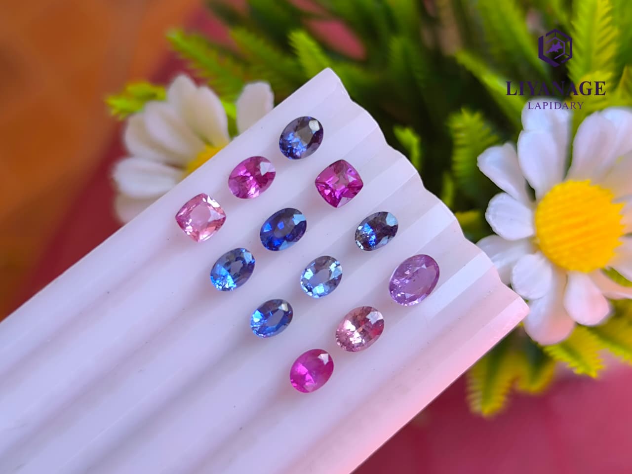 natural unheated Ceylon sapphires