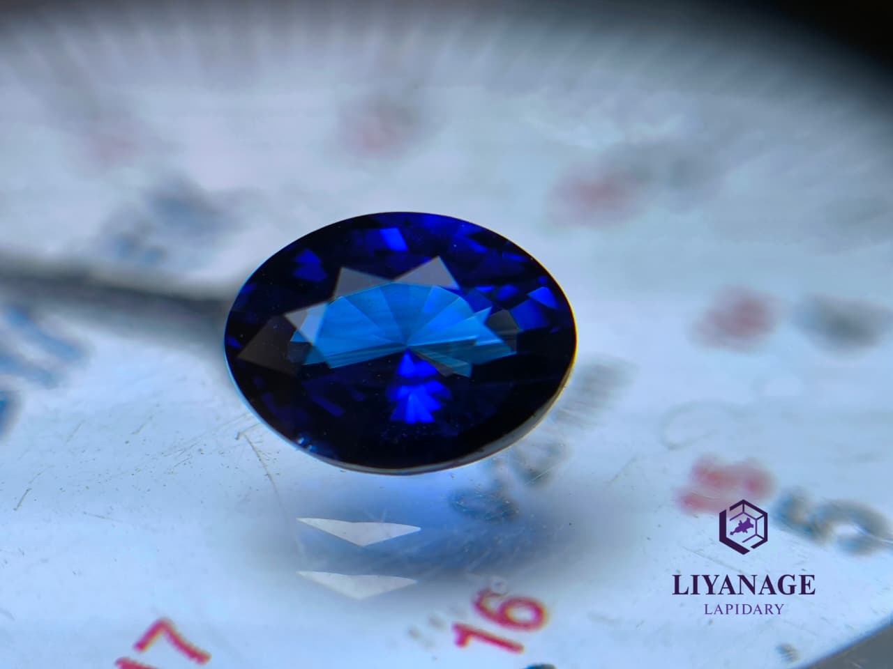 Ceylon Natural Oval Blue Sapphire