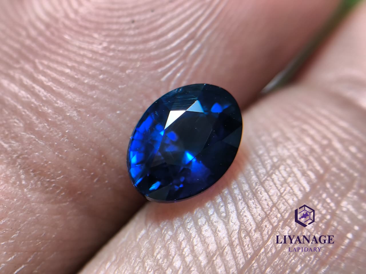 Ceylon Natural Oval Blue Sapphire