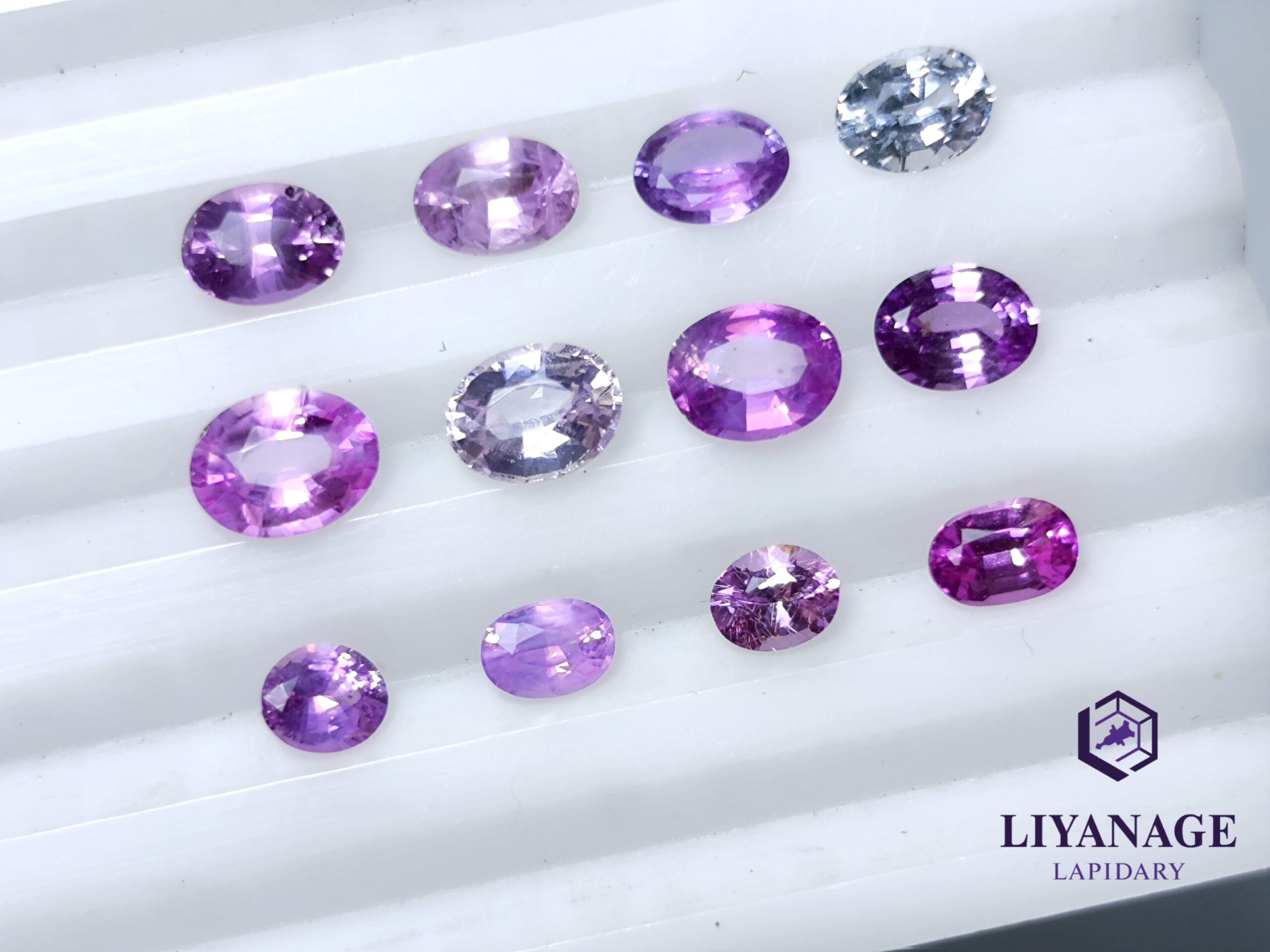 Ceylon Natural Pink & Purple Sapphire Collection