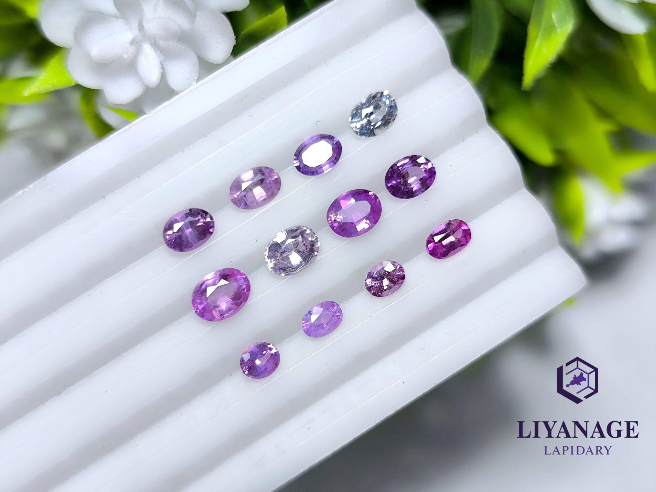 Ceylon Natural Pink & Purple Sapphire Collection