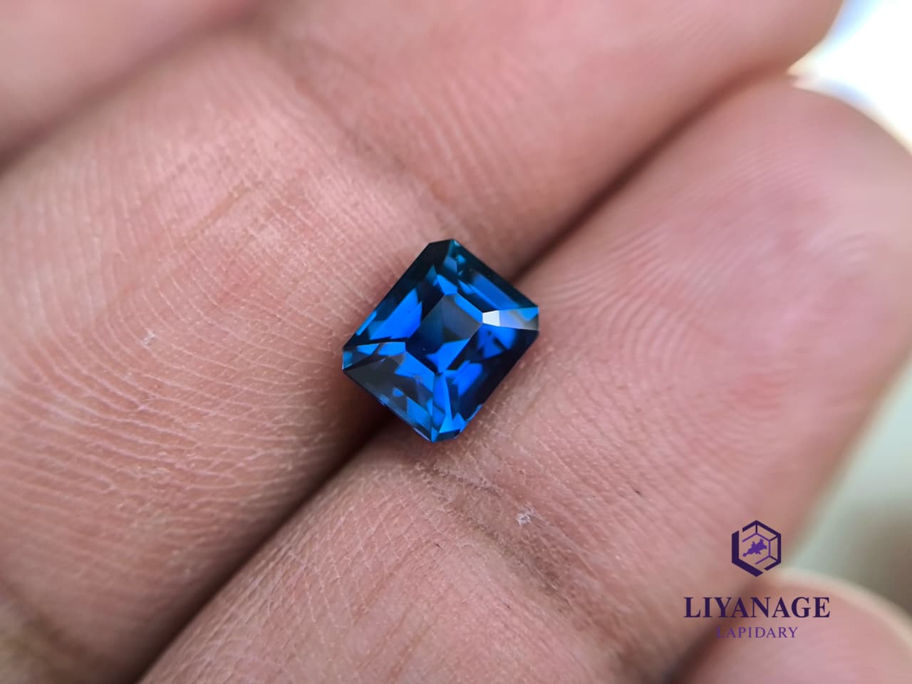 Natural Octagon Blue Sapphire