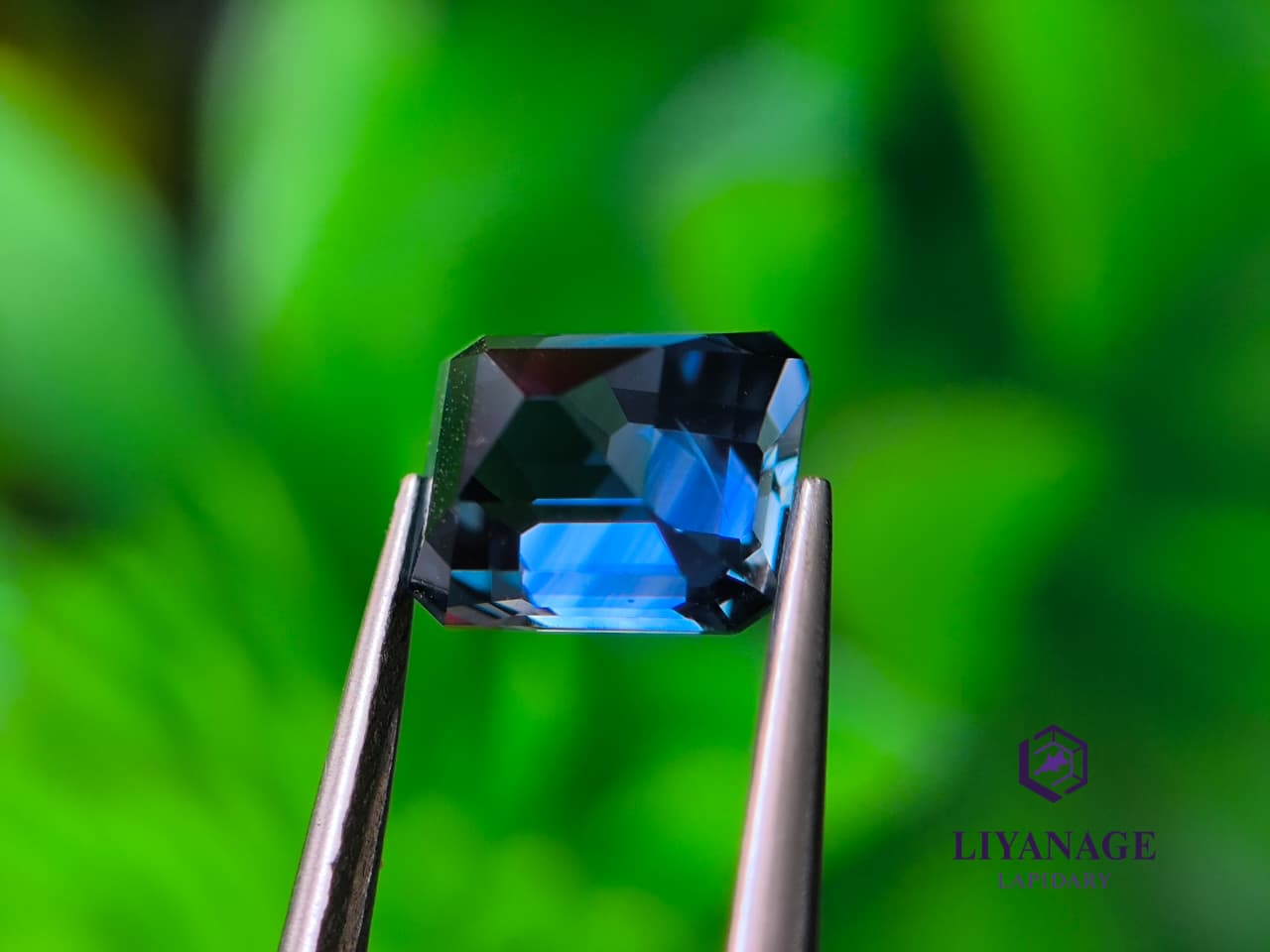 Natural Octagon Blue Sapphire