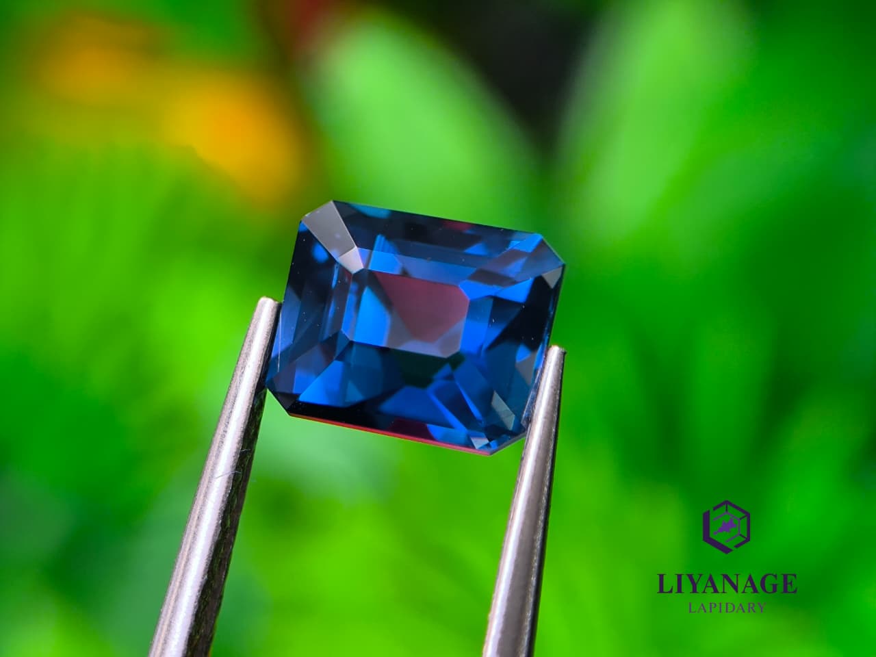 Natural Octagon Blue Sapphire