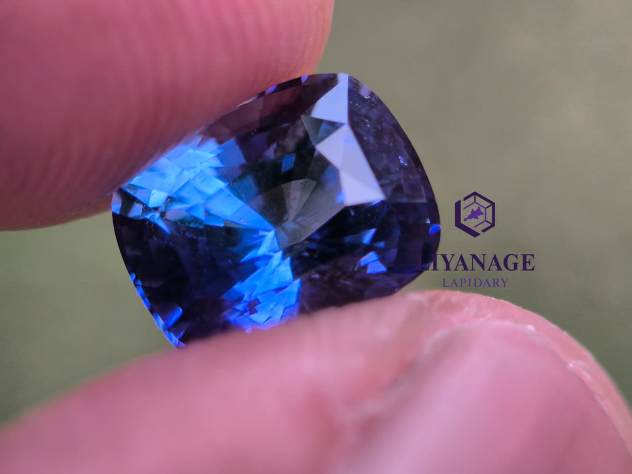 Natural Blue Sapphire 3.32 ct – Cushion Step Cut from Endana Sri Lanka - Image 6