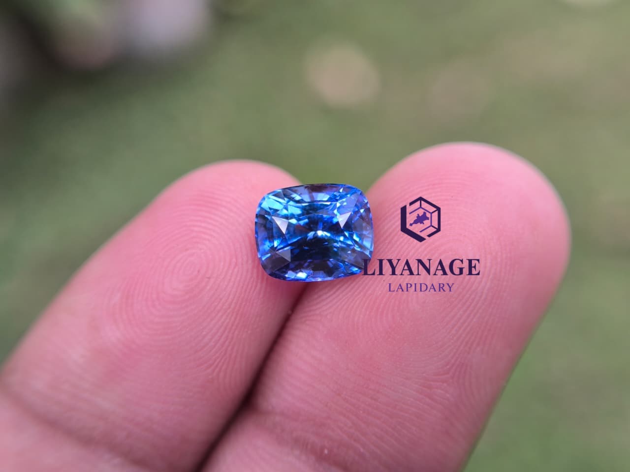 Natural Blue Sapphire 3.32 ct – Cushion Step Cut from Endana Sri Lanka - Image 9