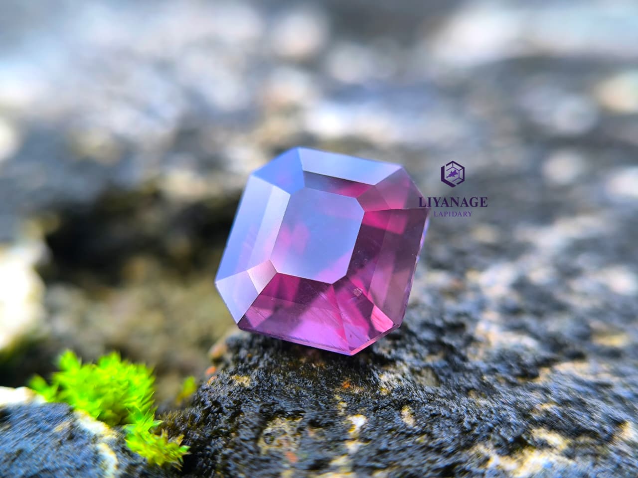 Natural Purple Spinel – 5.87 ct Octagon Cut | Ratnapura Sri Lanka