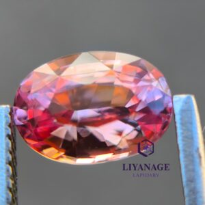 Natural unheated Padparadscha sapphire 1.40 ct oval from Ratnapura Sri Lanka pink orange gemstone