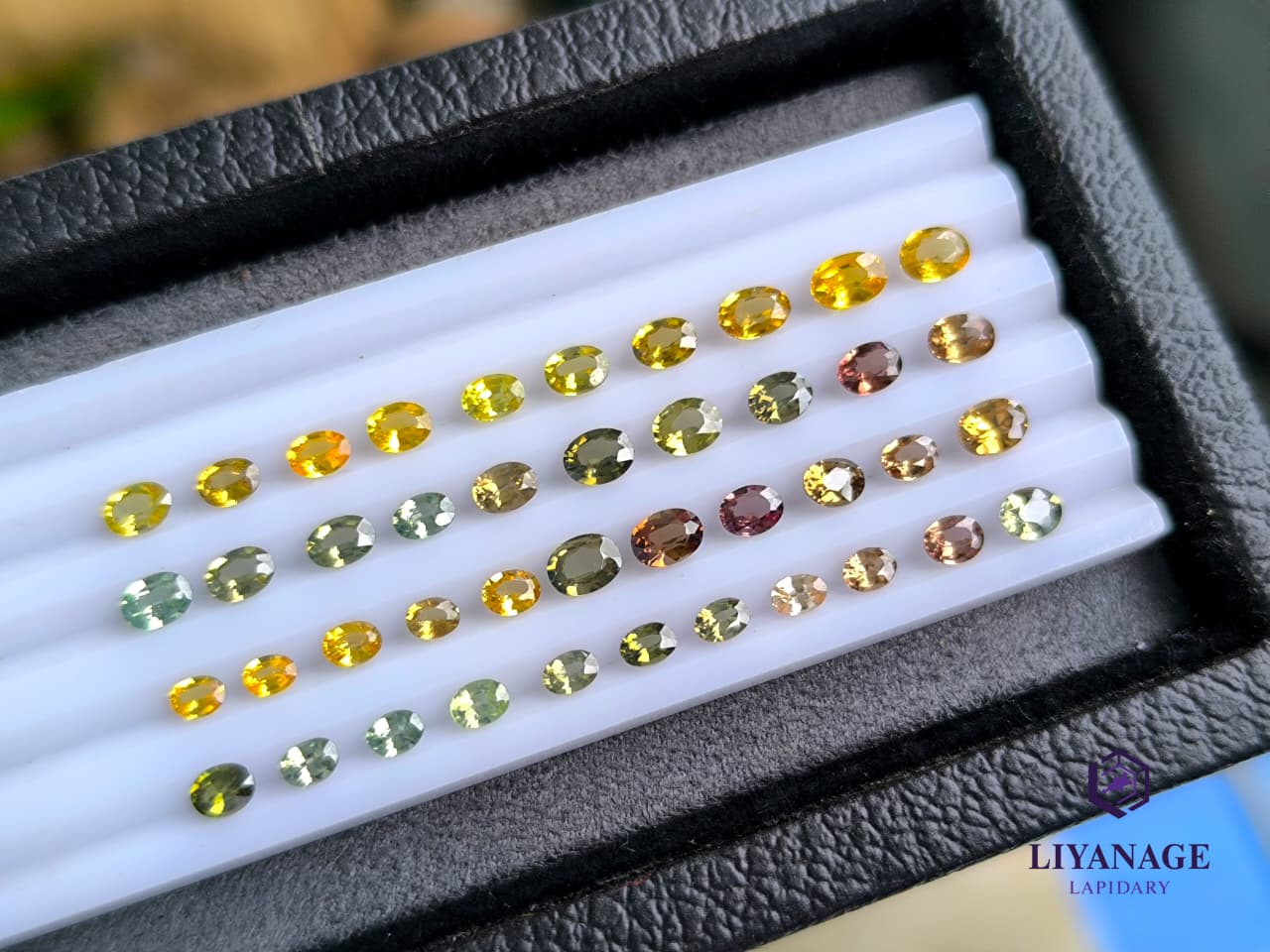 Natural Mixed Color Zircon Collection – 42 pcs Faceted Parcel from Ratnapura Sri Lanka - Image 3