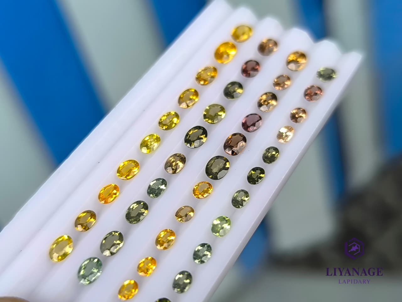 Natural Mixed Color Zircon Collection – 42 pcs Faceted Parcel from Ratnapura Sri Lanka - Image 9