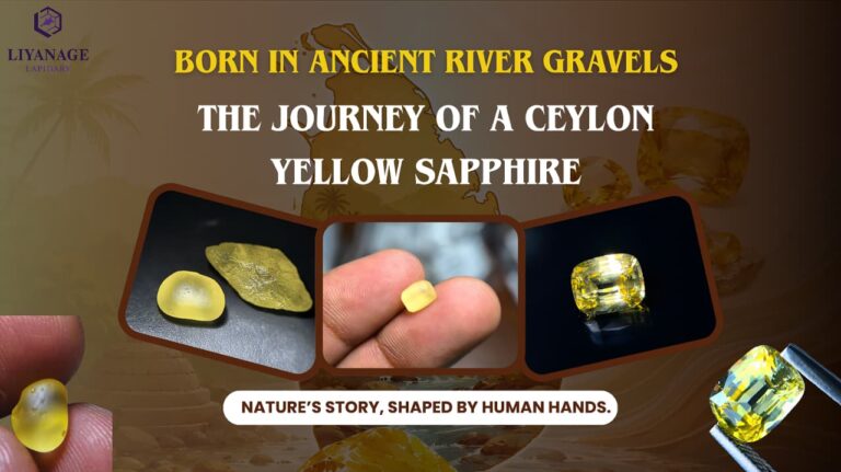 Born in Ancient River Gravels: The Journey of a Ceylon Yellow Sapphire