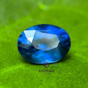 3.58 ct Natural Unheated Ceylon Blue Sapphire Oval Step Cut