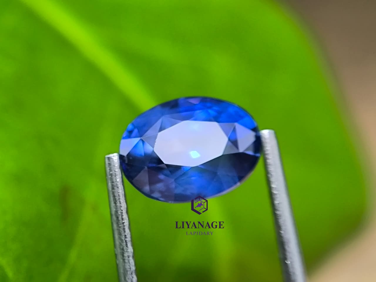 3.58 ct Natural Unheated Ceylon Blue Sapphire Oval Step Cut - Image 5