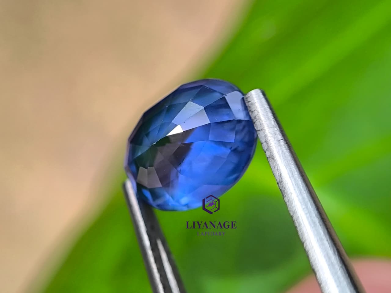 3.58 ct Natural Unheated Ceylon Blue Sapphire Oval Step Cut - Image 6