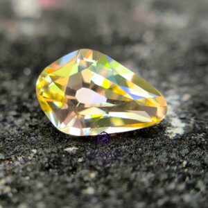 0.94 ct Certified Natural Unheated Ceylon Yellow Sapphire Fancy Cut from Ratnapura, Sri Lanka