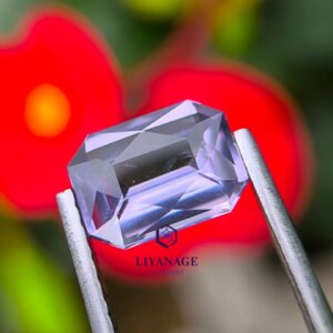 2.15 ct Natural Unheated Ceylon Light Lavender Spinel Octagon Cut from Ratnapura, Sri Lanka