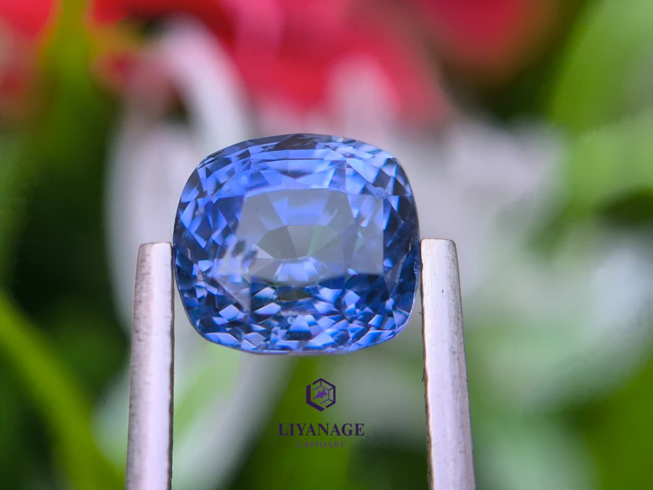 2.58 ct Heated Ceylon Blue Sapphire Cushion Step Cut from Ratnapura, Sri Lanka