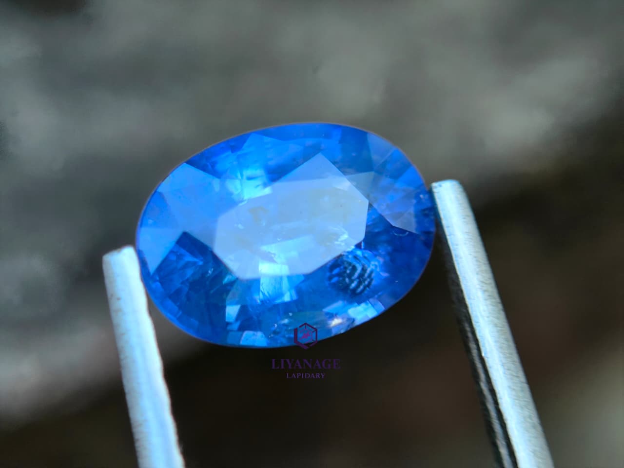 2.10 ct Natural Unheated Ceylon Blue Sapphire Oval Mixed Cut
