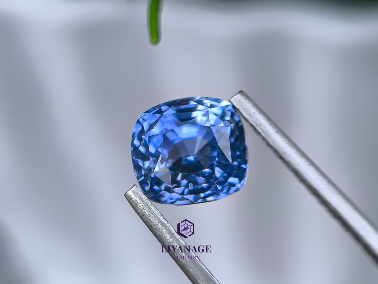 2.58 ct Heated Ceylon Blue Sapphire Cushion Step Cut from Ratnapura, Sri Lanka - Image 8