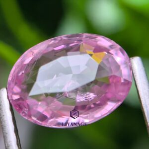 4.10 ct Natural Unheated Madagascar Pink Sapphire Oval Step Cut