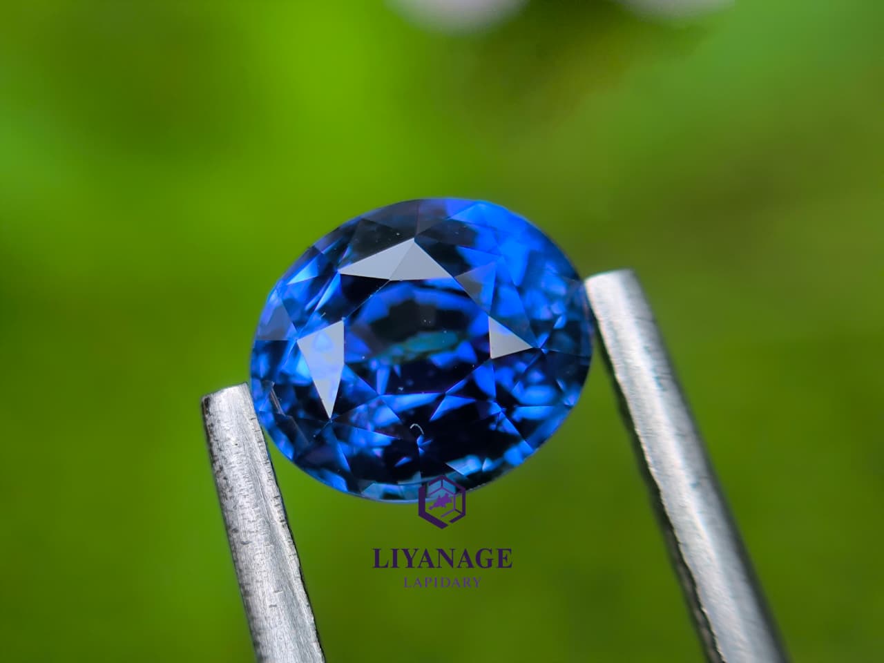 1.18 ct Standard Heated Ceylon Blue Sapphire Oval Step Cut
