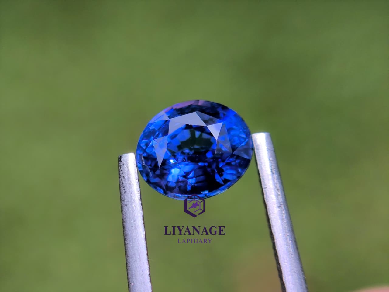 1.18 ct Standard Heated Ceylon Blue Sapphire Oval Step Cut - Image 5