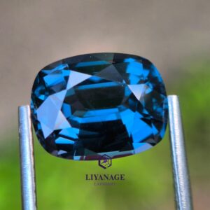5 ct Unheated Ceylon Natural Blue Spinel Cushion Step Cut