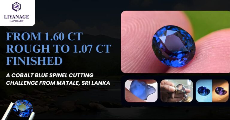 A Cobalt Blue Spinel Cutting Challenge: Meeting an Almost Impossible Request from Germany