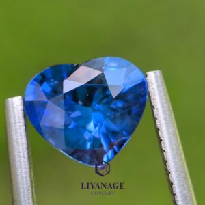 1.05 ct Unheated Ceylon Blue Sapphire Heart Shape