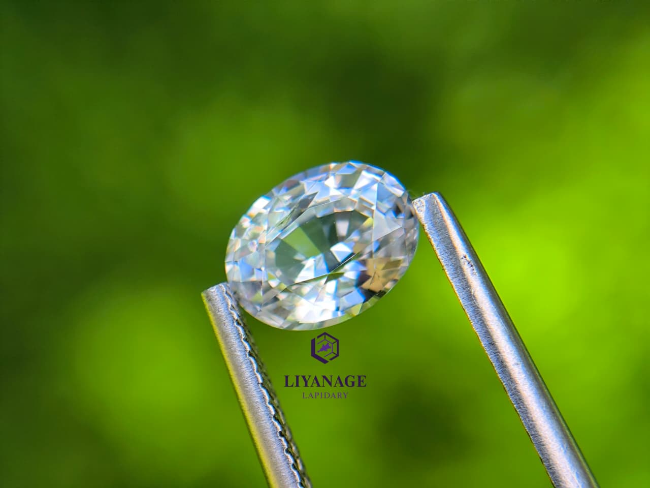 1.14 ct Natural Ceylon White Sapphire - liyanage lapidary (2)